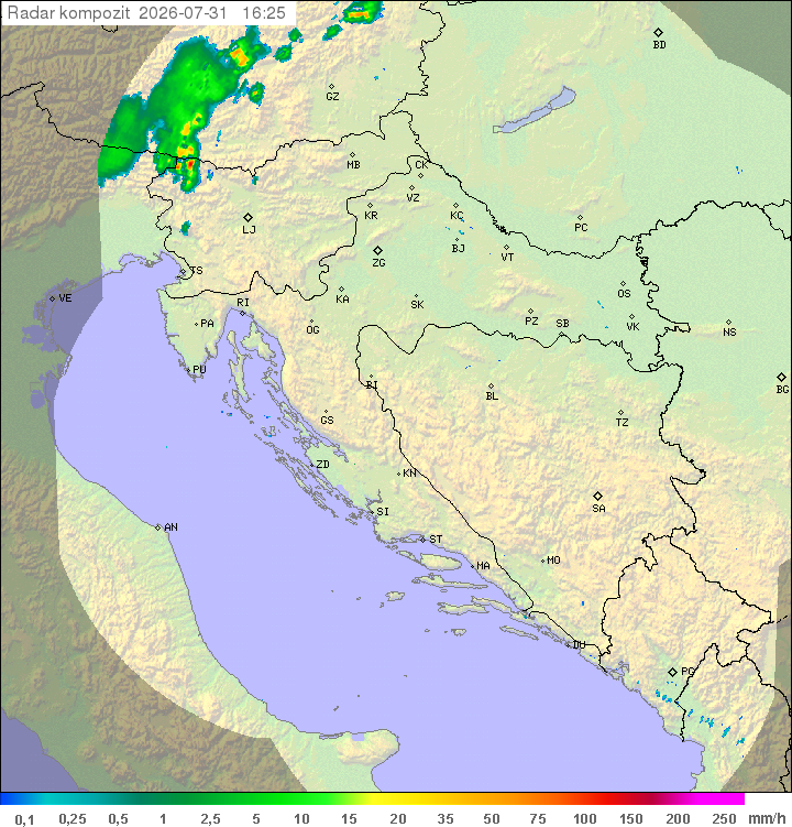 Padavine Hrvaška