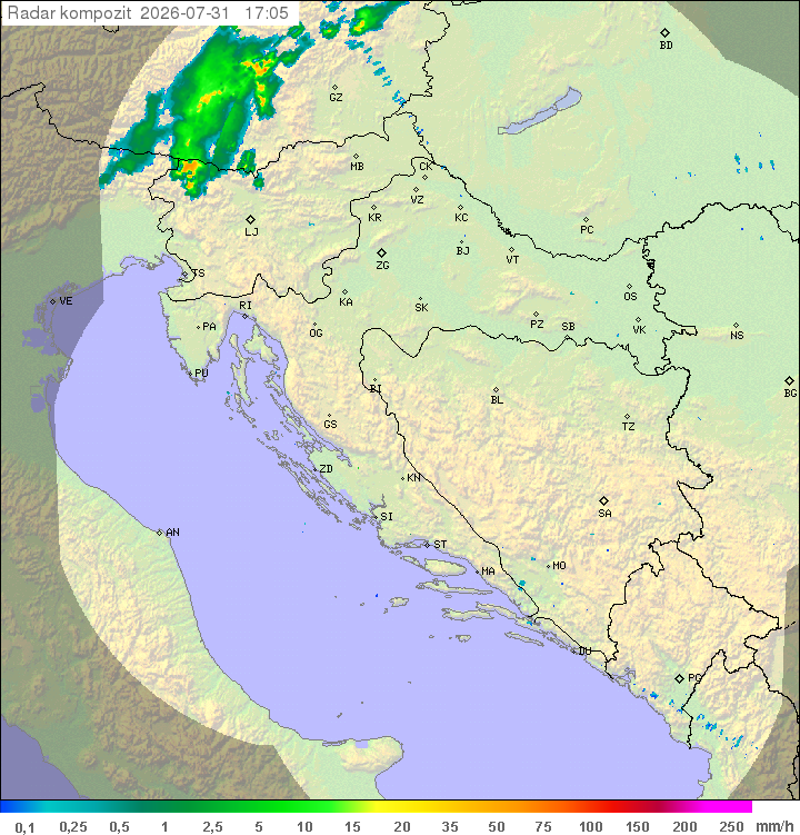 Padavine Hrvaška