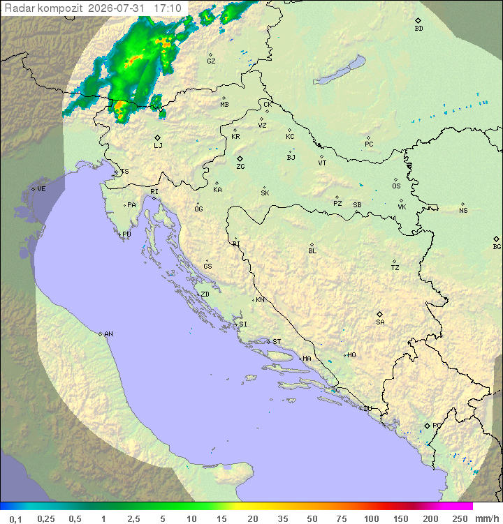 Padavine Hrvaška