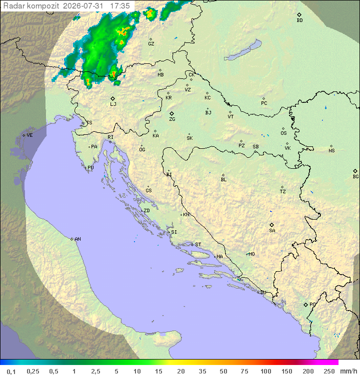 Padavine Hrvaška