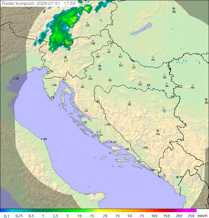 Padavine Hrvaška