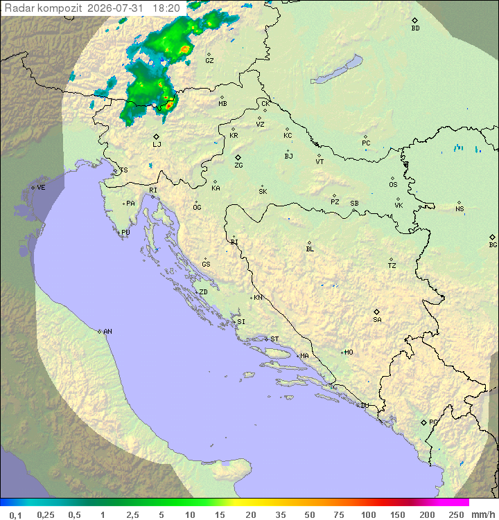 Padavine Hrvaška
