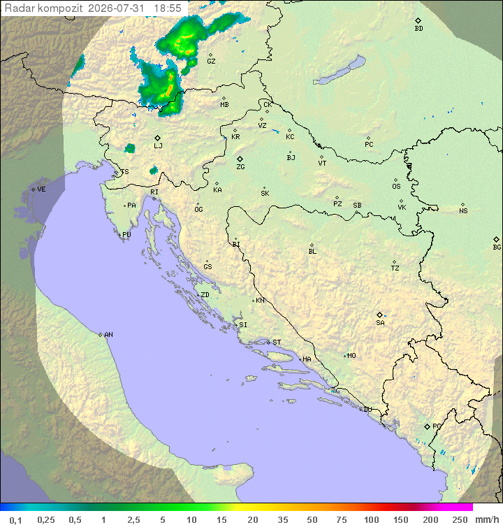 Padavine Hrvaška