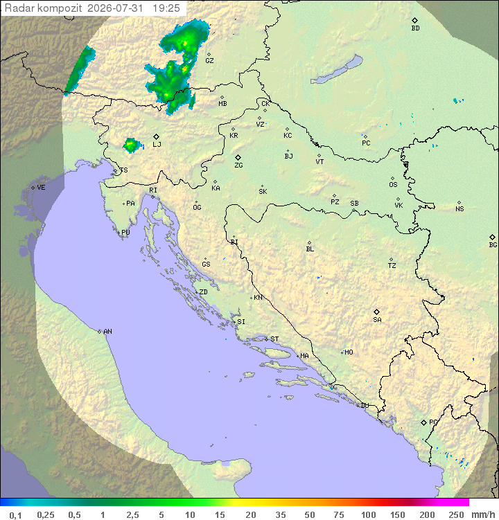 Padavine Hrvaška