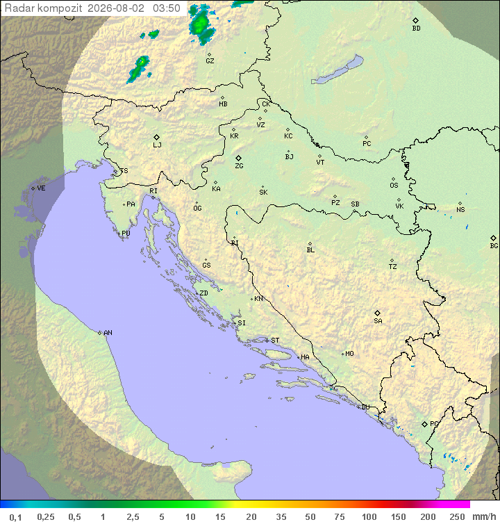 Padavine Hrvaška