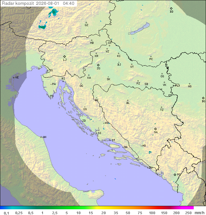 Padavine Hrvaška