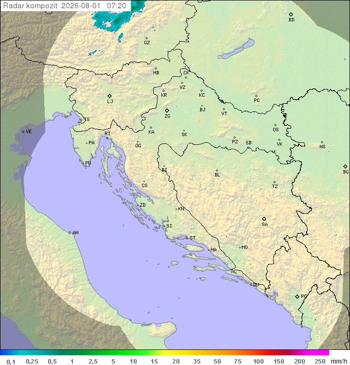 Padavine Hrvaška