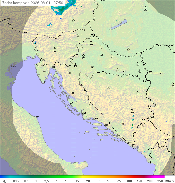 Padavine Hrvaška