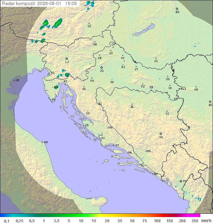 Padavine Hrvaška