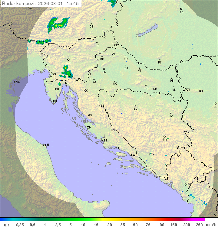Padavine Hrvaška