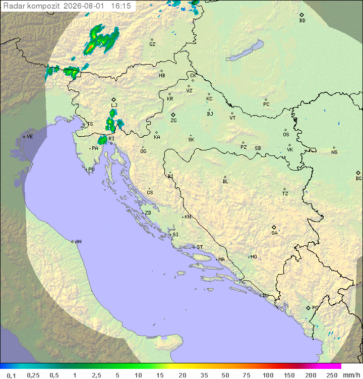 Padavine Hrvaška