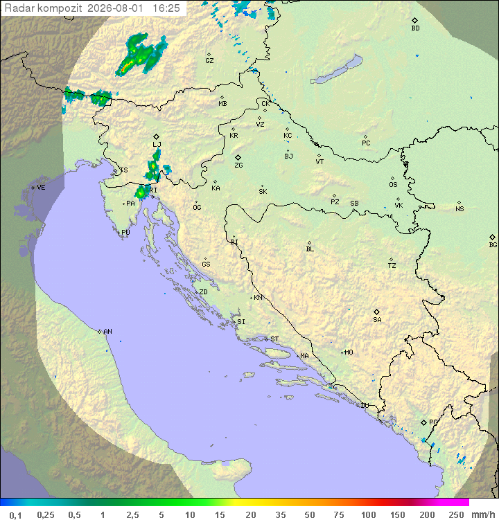 Padavine Hrvaška