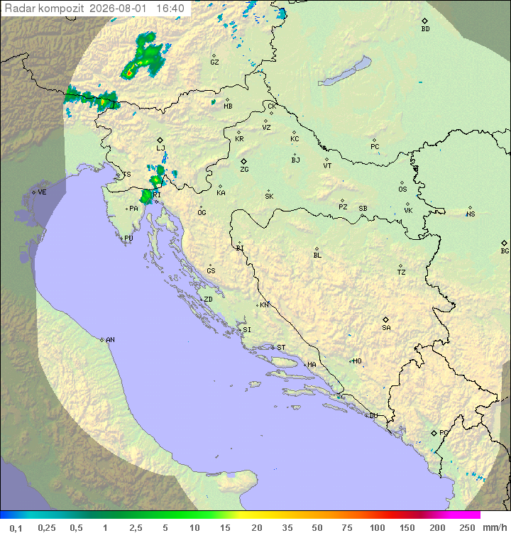 Padavine Hrvaška