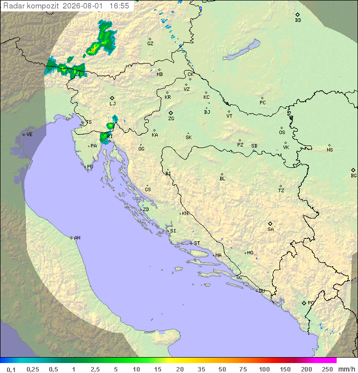 Padavine Hrvaška