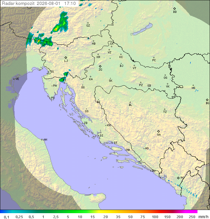 Padavine Hrvaška