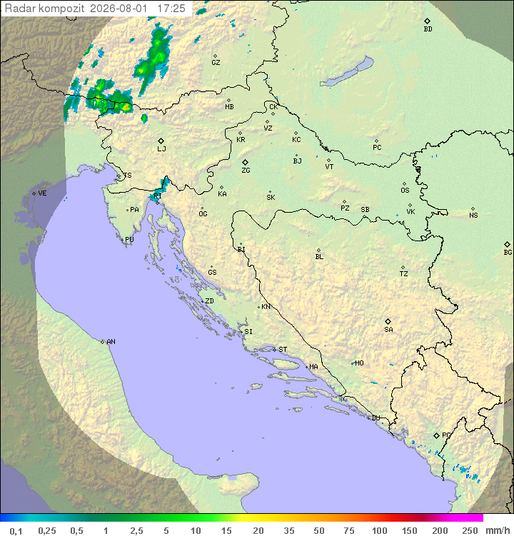 Padavine Hrvaška