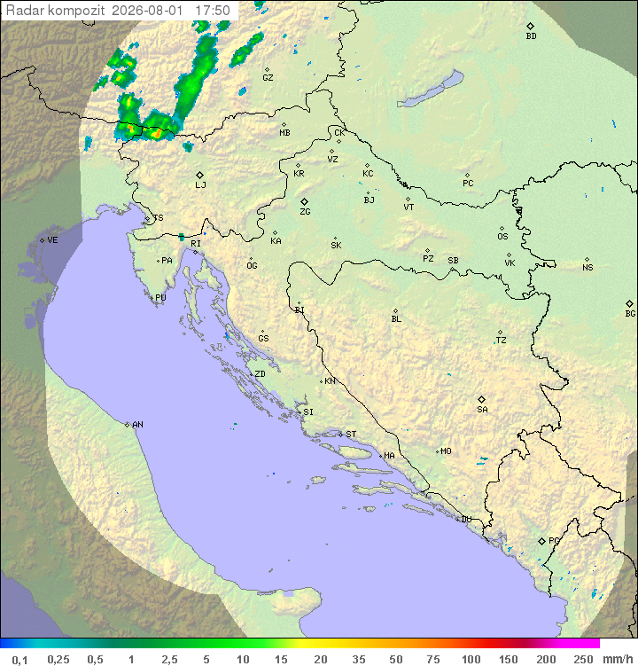 Padavine Hrvaška