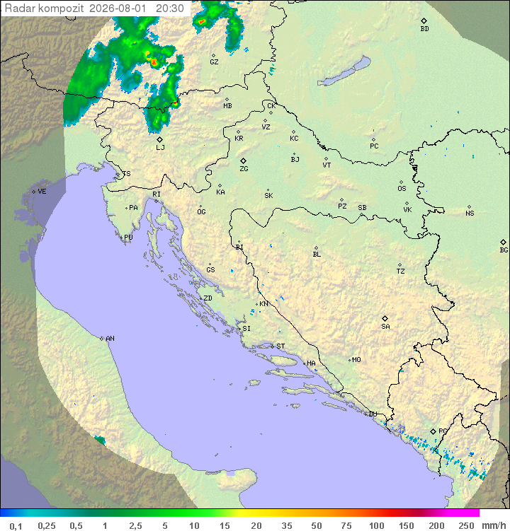 Padavine Hrvaška