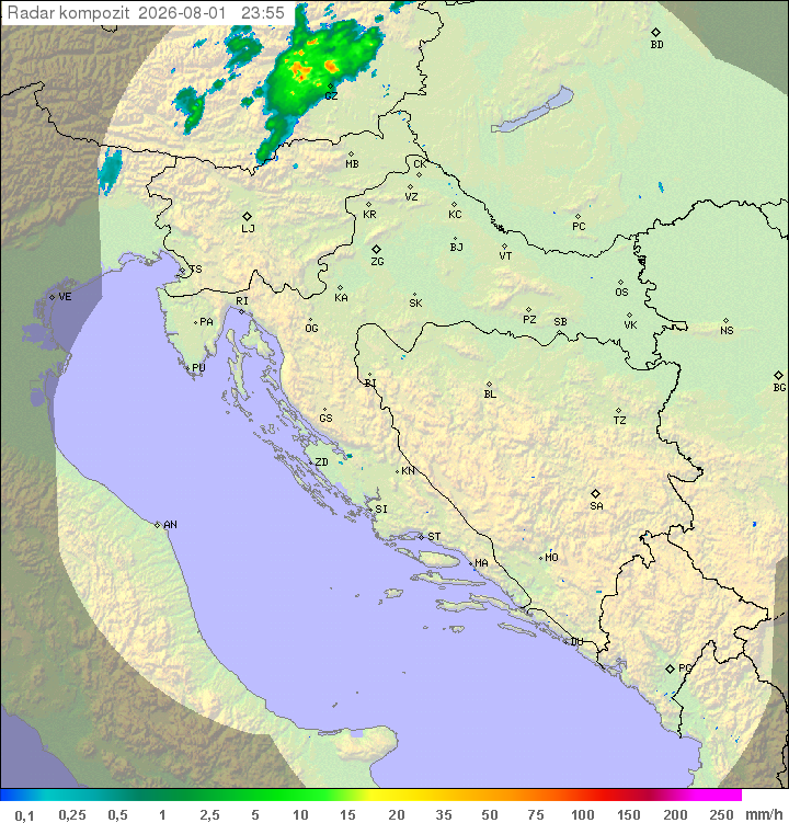 Padavine Hrvaška
