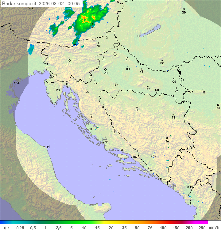 Padavine Hrvaška