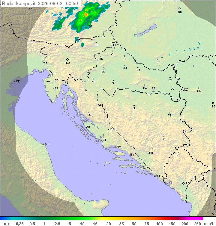 Padavine Hrvaška