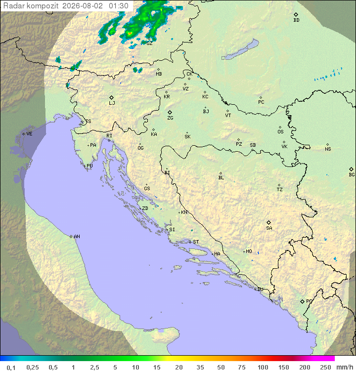Padavine Hrvaška