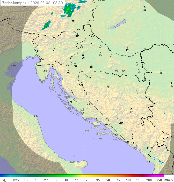 Padavine Hrvaška