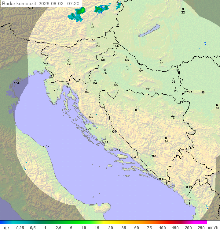 Padavine Hrvaška