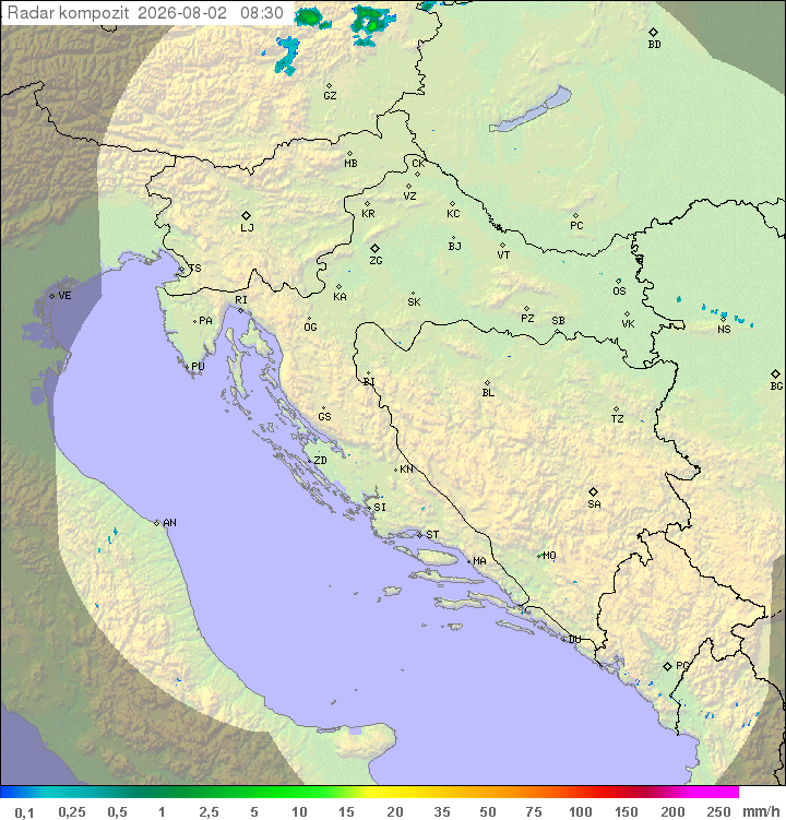 Padavine Hrvaška