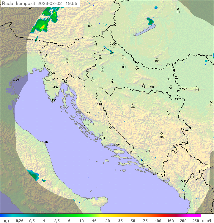 Padavine Hrvaška