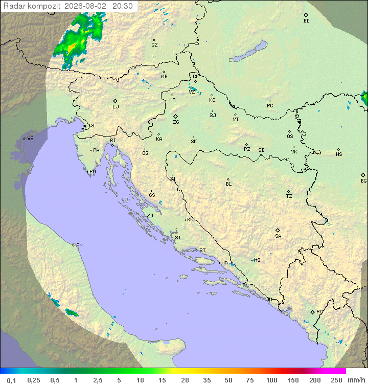 Padavine Hrvaška
