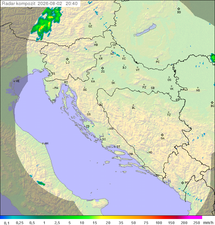 Padavine Hrvaška
