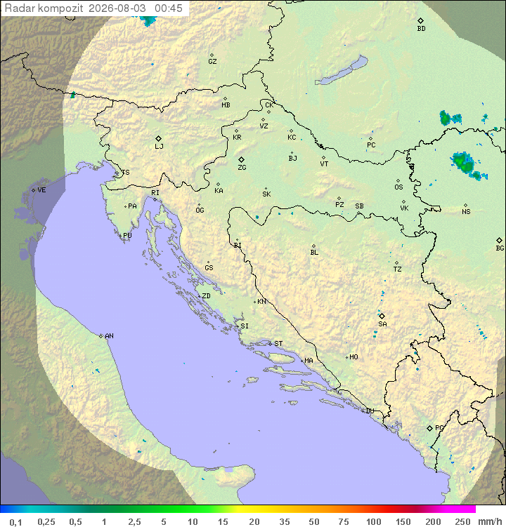 Padavine Hrvaška