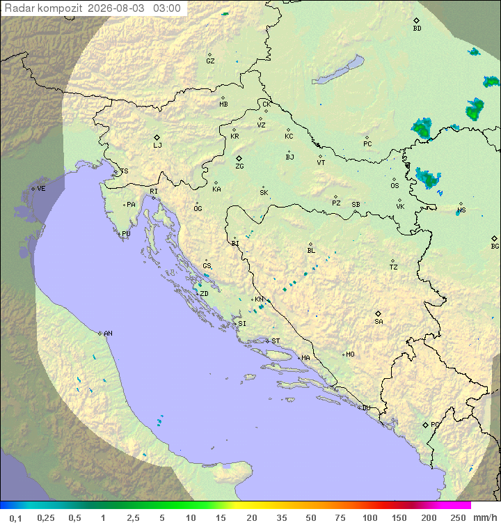 Padavine Hrvaška