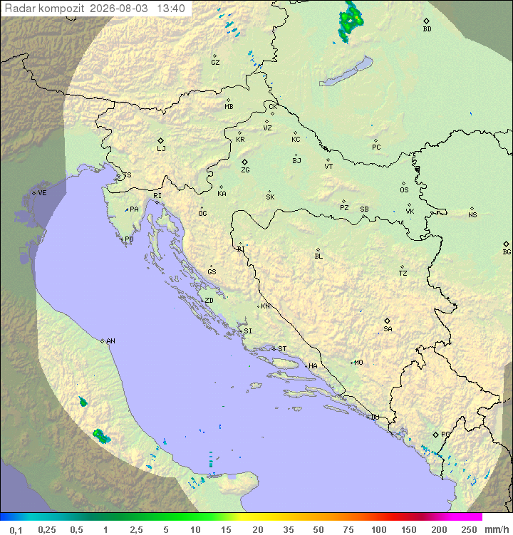 Padavine Hrvaška