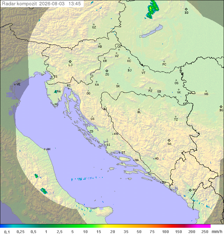 Padavine Hrvaška