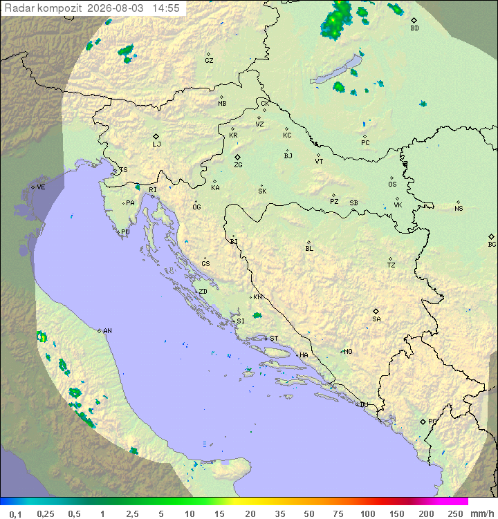 Padavine Hrvaška