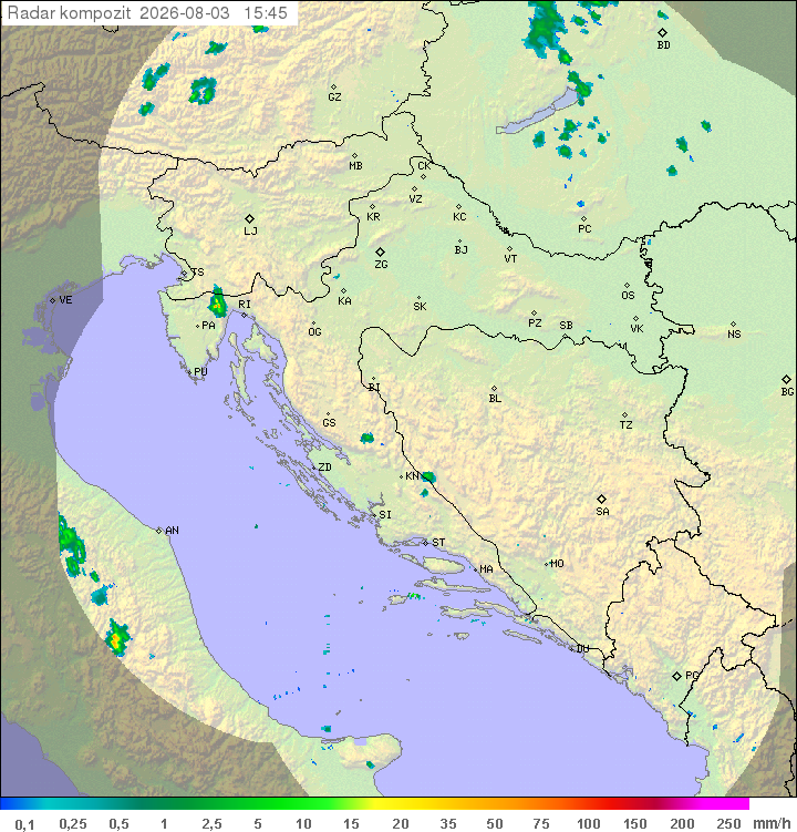 Padavine Hrvaška