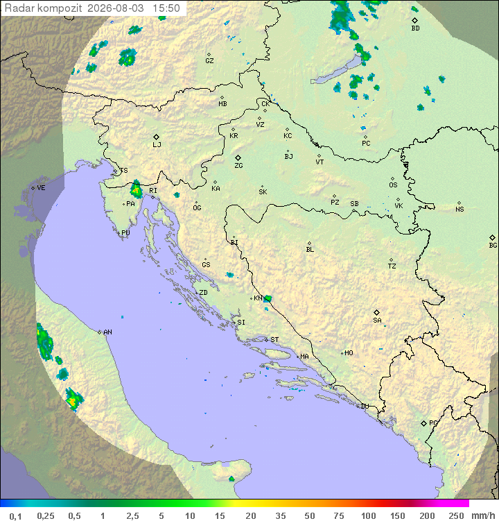Padavine Hrvaška