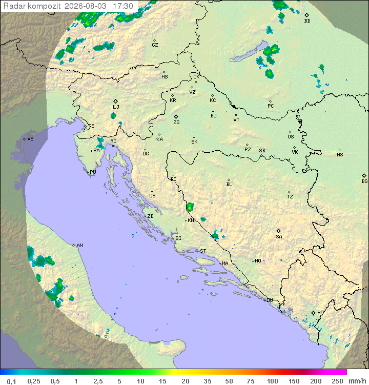 Padavine Hrvaška
