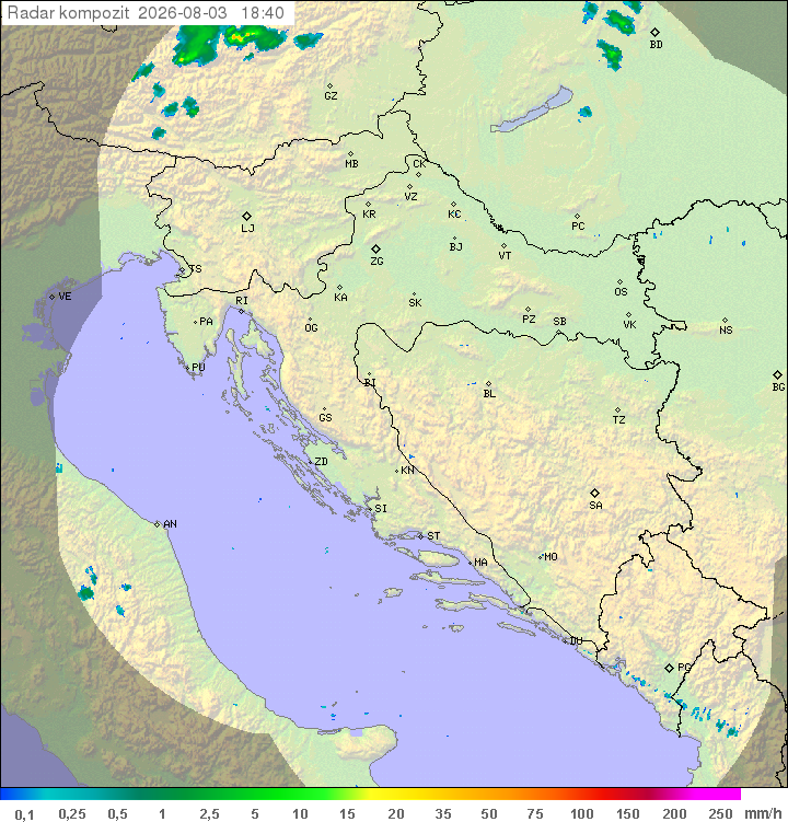 Padavine Hrvaška