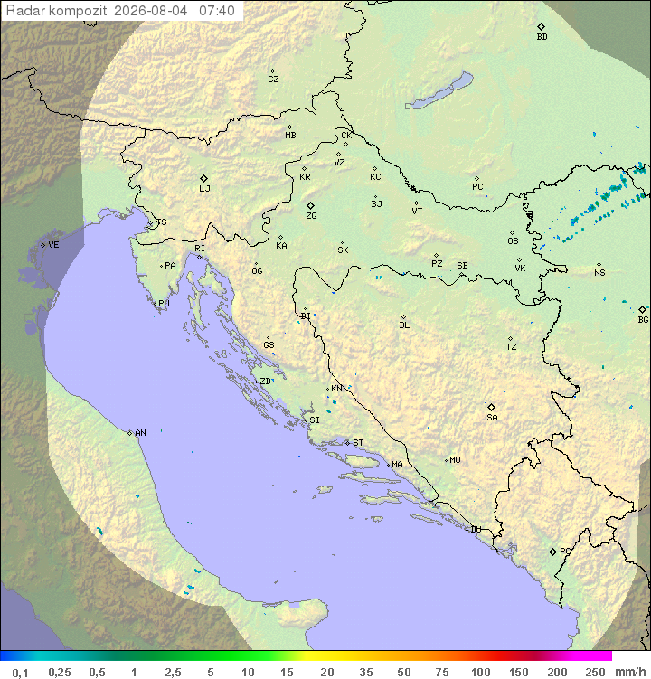 Padavine Hrvaška