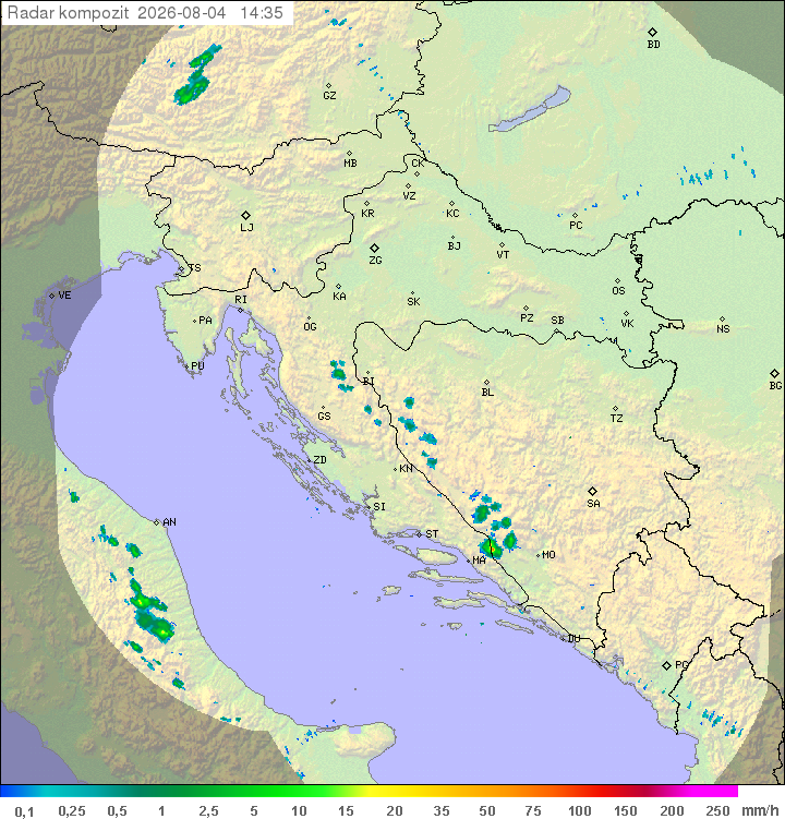 Padavine Hrvaška