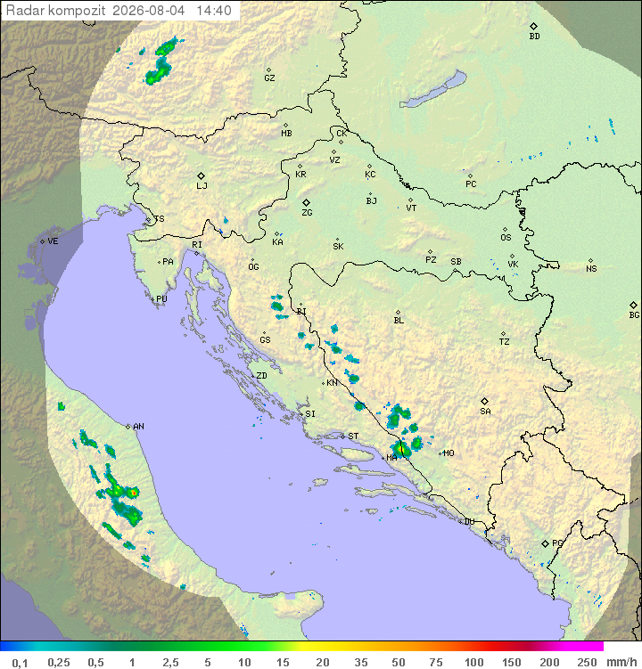Padavine Hrvaška