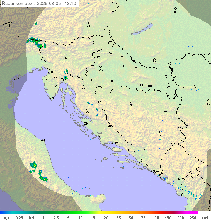 Padavine Hrvaška