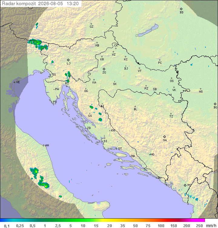 Padavine Hrvaška