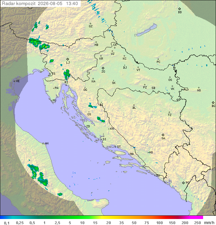 Padavine Hrvaška