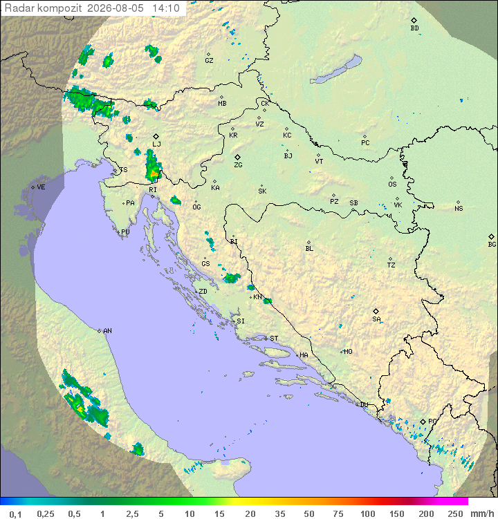 Padavine Hrvaška