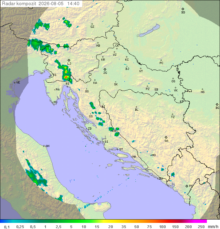 Padavine Hrvaška