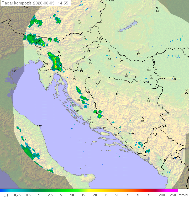 Padavine Hrvaška